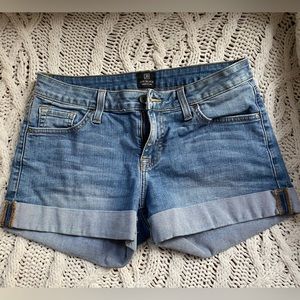 Just Black | Cuffed Denim Shorts